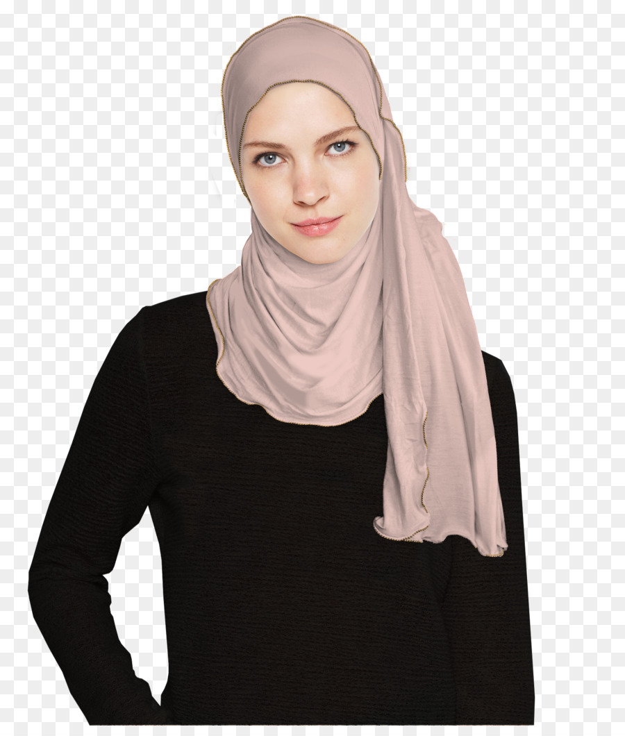 Hijab Rosa Schal Grün Weiß - Hijab