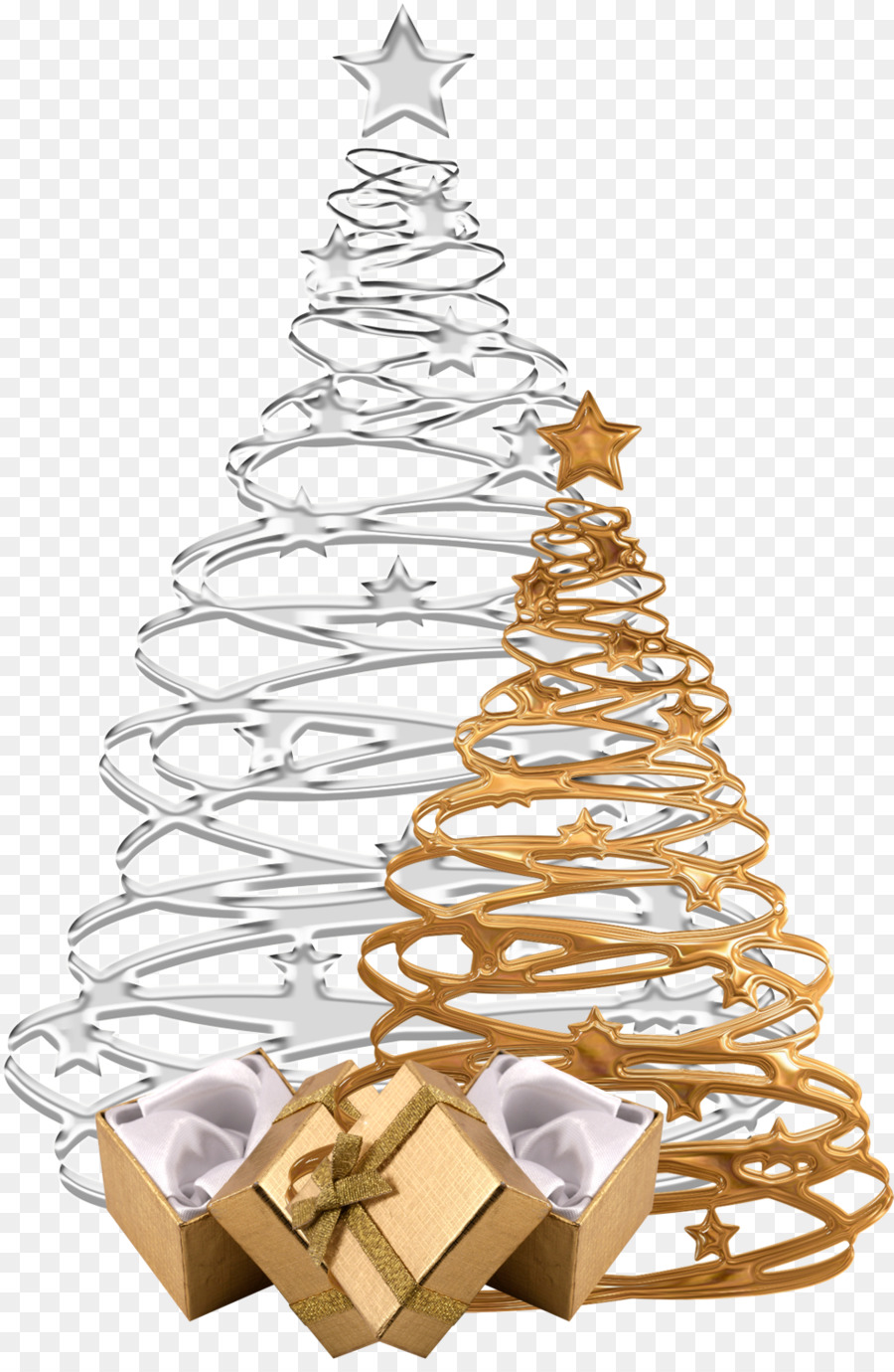Albero di natale, cartolina di Natale decorazione di Natale - torre eiffel