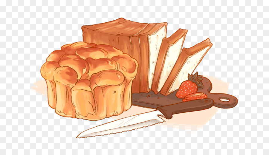 Baguette französische Küche, Bäckerei Brot-Clip-art - Gebäck