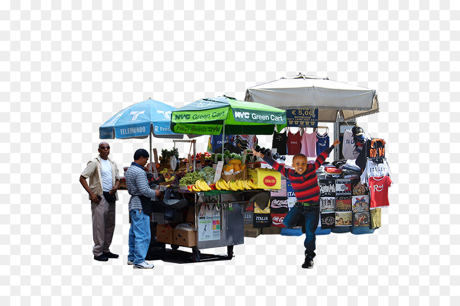 Street food-Rendering - Markt