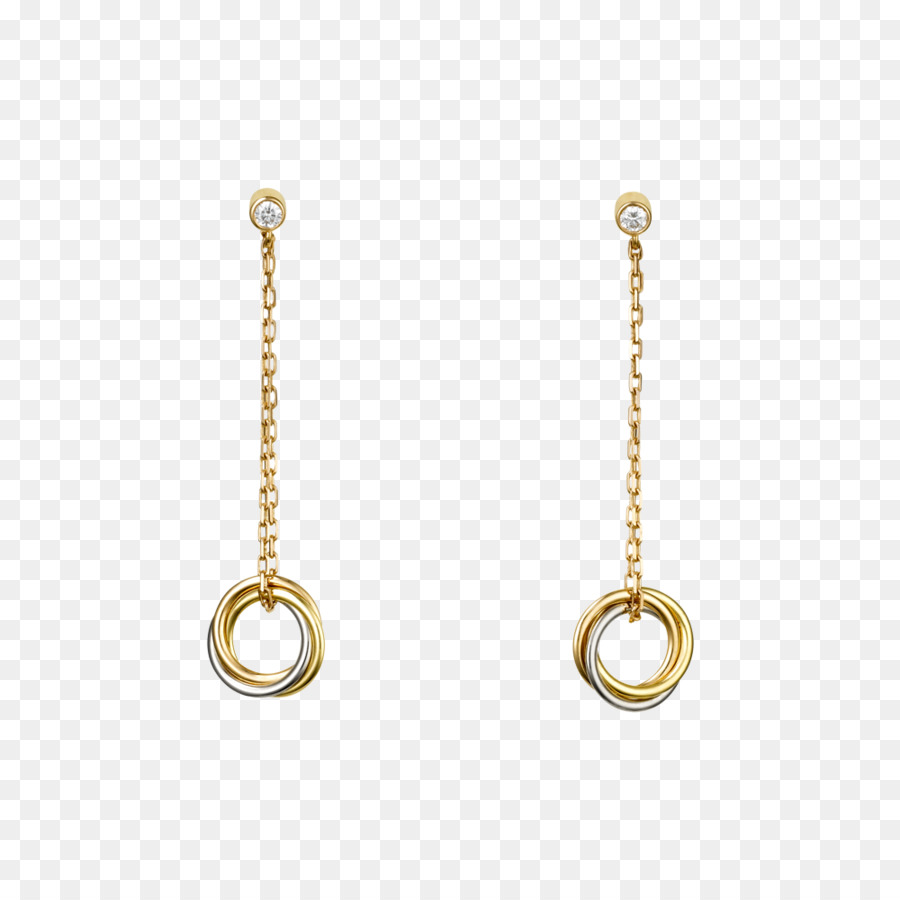 Orecchini Cartier Gioielli In Oro Con Diamante - orecchino