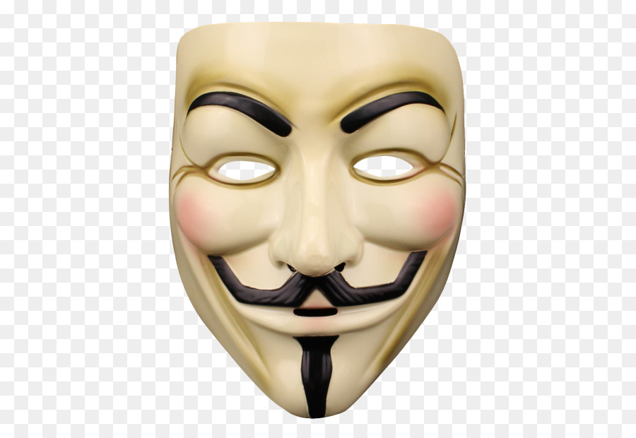 Maschera di Guy Fawkes Anonimo Halloween costume V per Vendetta - anonimo maschera