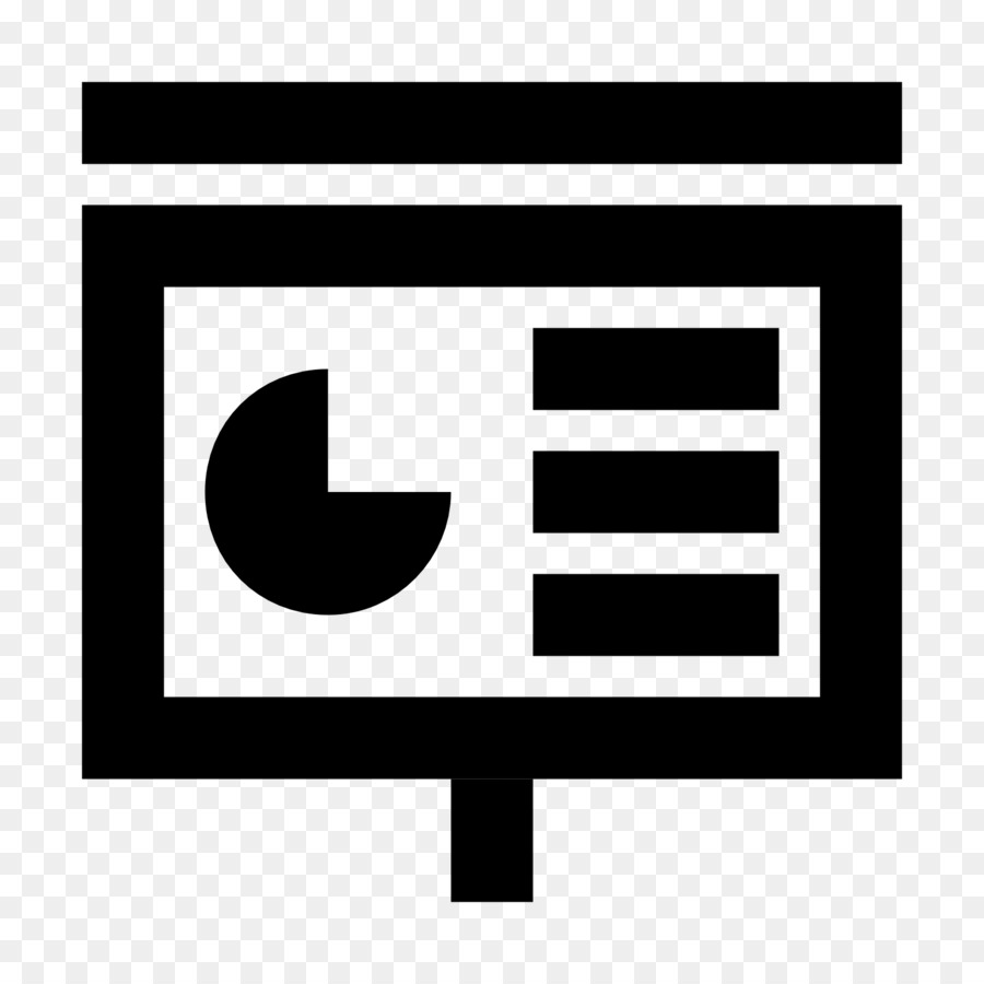 Icone Di Computer Di Presentazione Del Simbolo - Presentazione