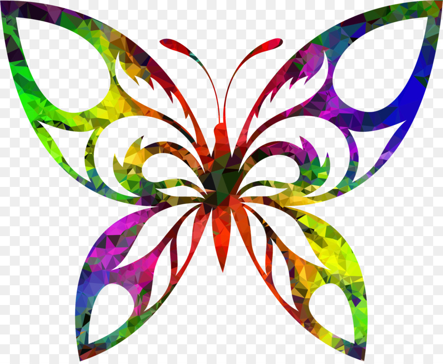 Butterfly Silhouette Clip Art - Stammes