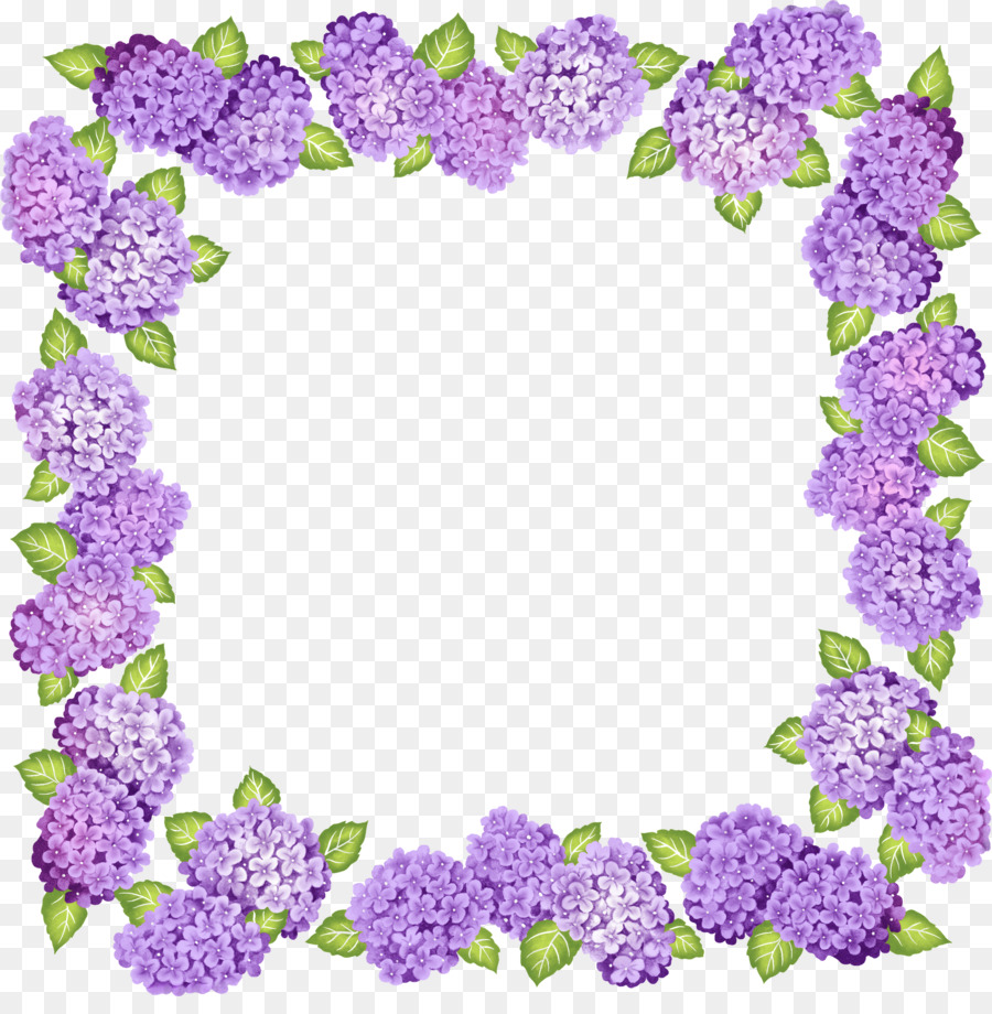 Bordi e Cornici Cornici Clip art - fiori viola