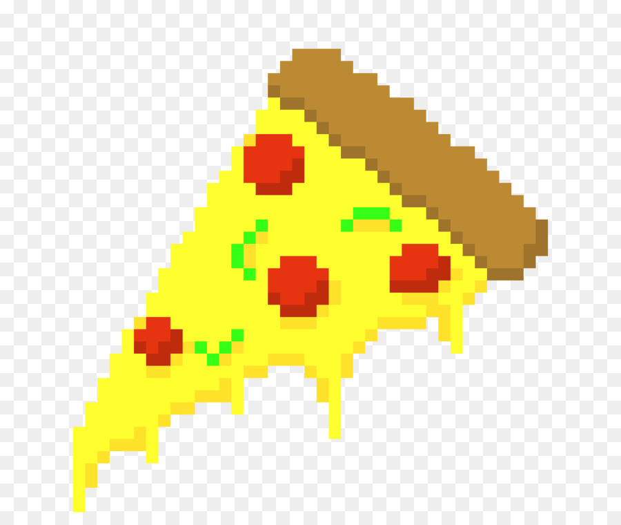 Pizza T-shirt 8-bit-Farbe - Pixel
