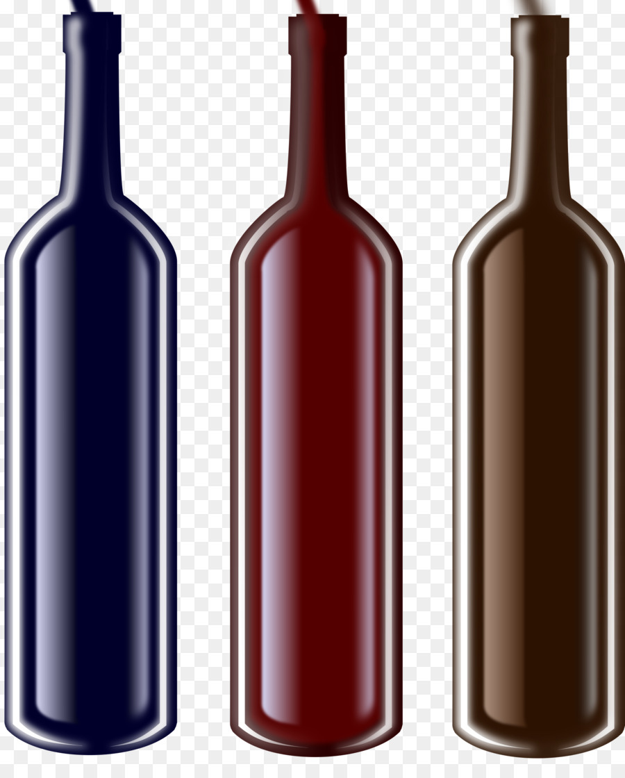 Vino, bottiglia di Vetro di arte di Clip - bottiglia