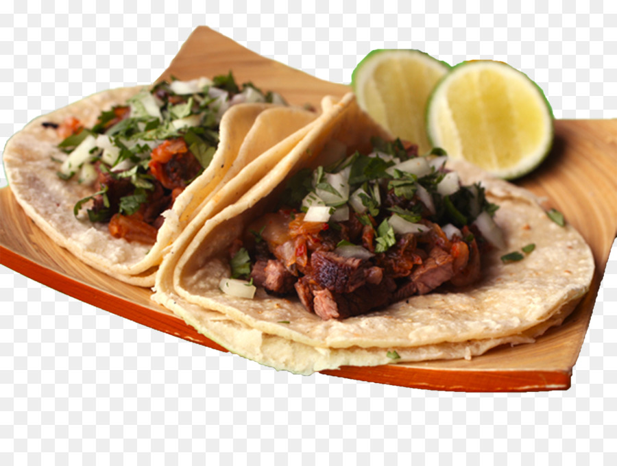 Taco mit gegrilltem Fleisch, Braten Mexican cuisine Sauce - Tacos
