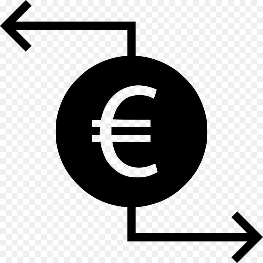 Icone del Computer transazioni Finanziarie simbolo di Valuta Euro - Euro