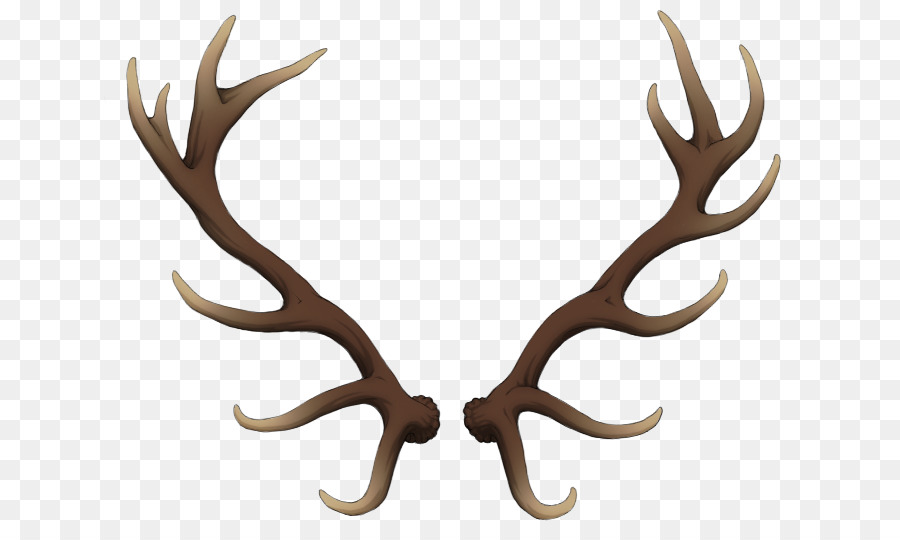 Rentier-Geweih Elk Horn - Aquarell Tiere