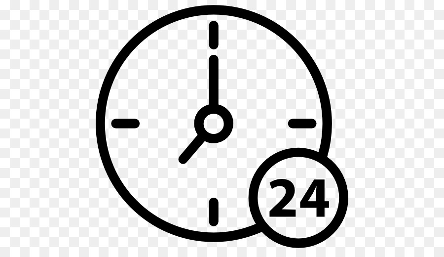 Digital-Uhr-Computer-Icons - 24 Stunden