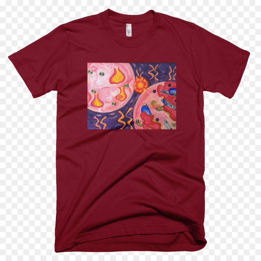T-shirt Maglia Manica Abbigliamento - Rose Rosse