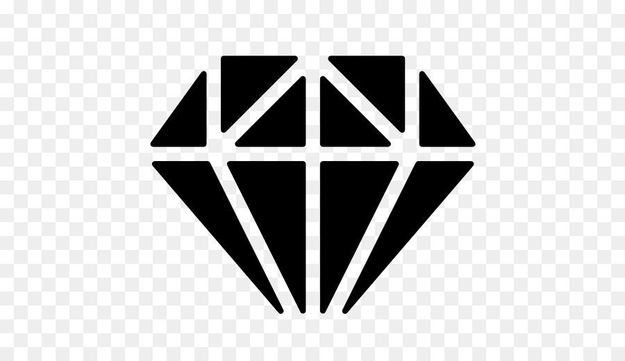 Diamond Computer-Symbole Symbol - Diamant Form