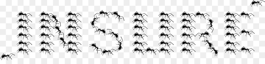 Die SafeSearch-Monochrom-Fotografie in Schwarz und weiß - Ameisen