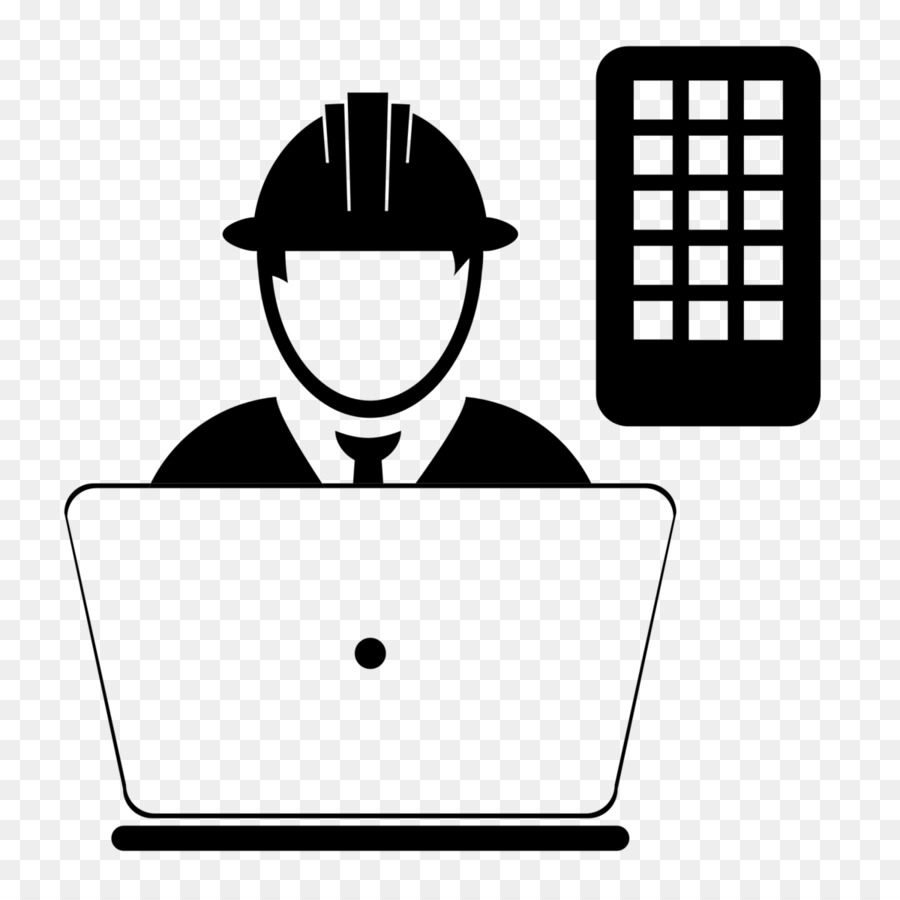 Máy tính Biểu tượng công nhân xây Dựng - kỹ sư