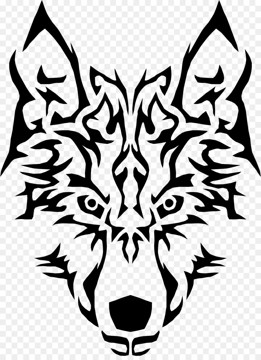 Gray wolf AutoCAD-DXF-clipart - Stammes