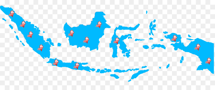 Indonesien Karte Clip-art - Karte von Indonesien