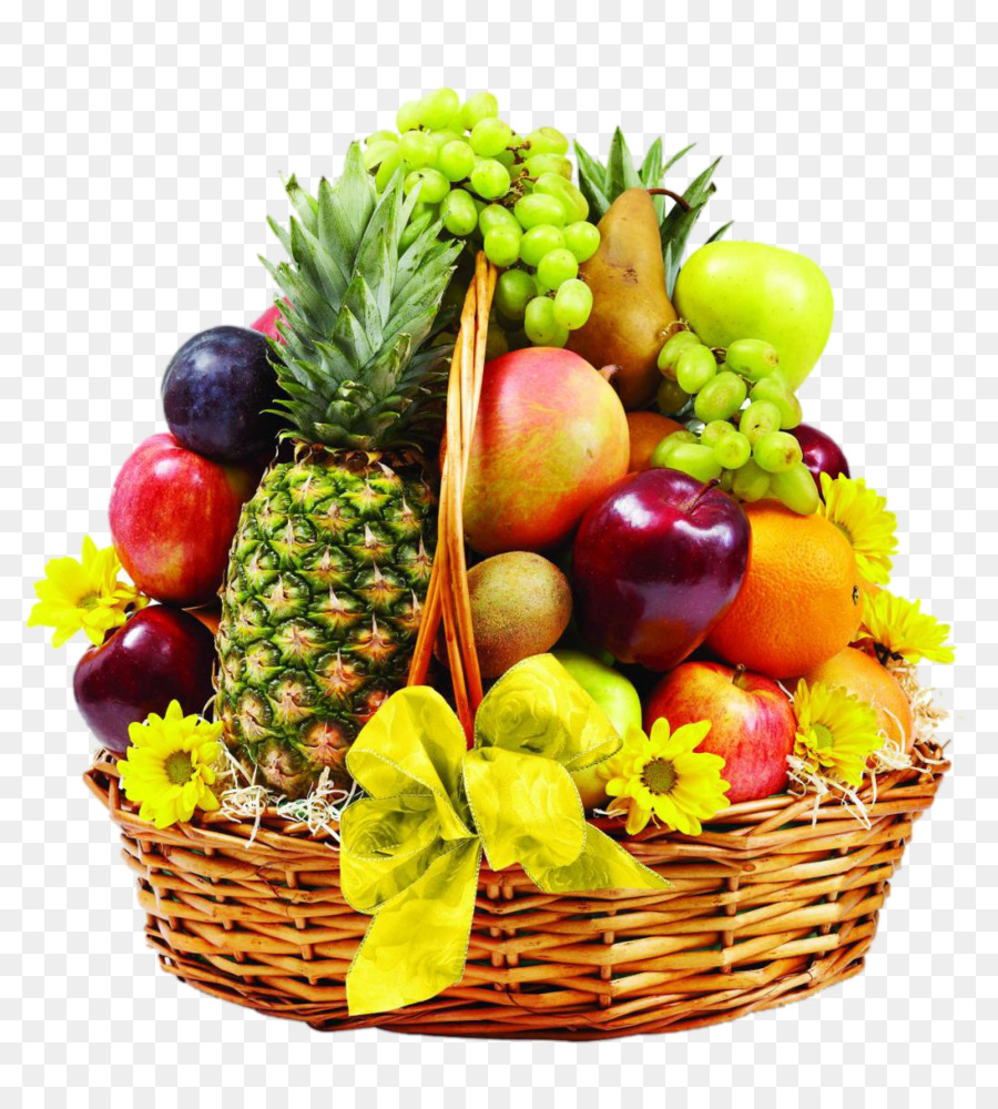 Korb mit Obst Essen-Geschenk-Körbe Behindern - Obst