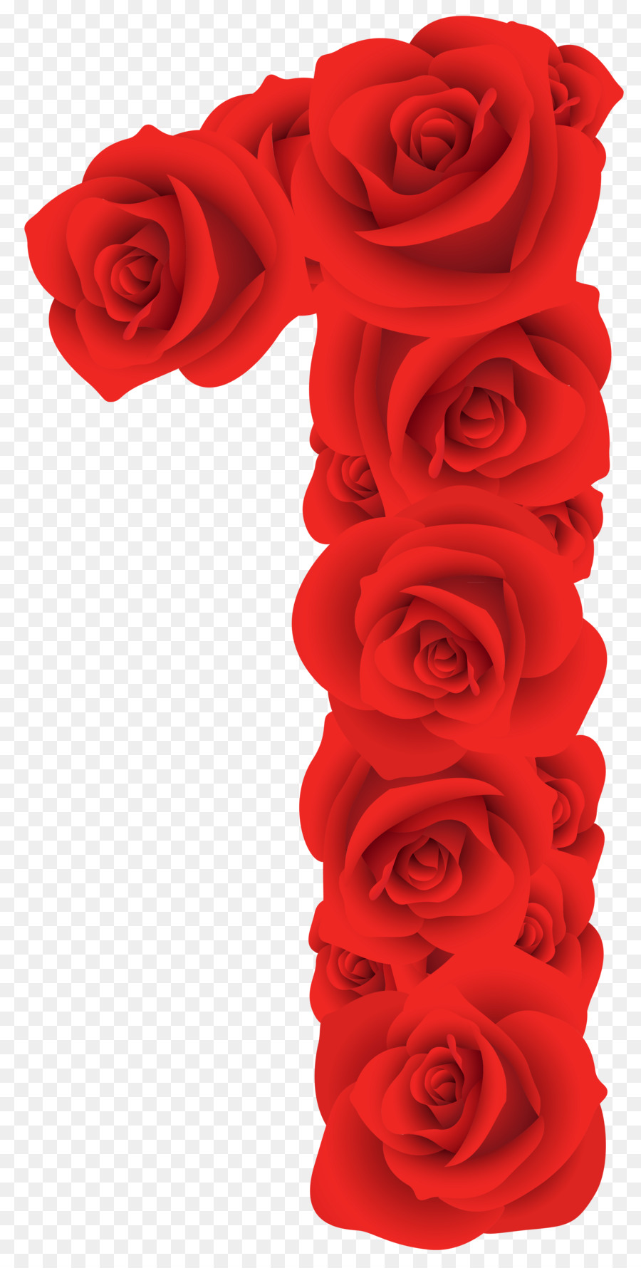 Đỏ Clip nghệ thuật - bông hồng đỏ trang trí