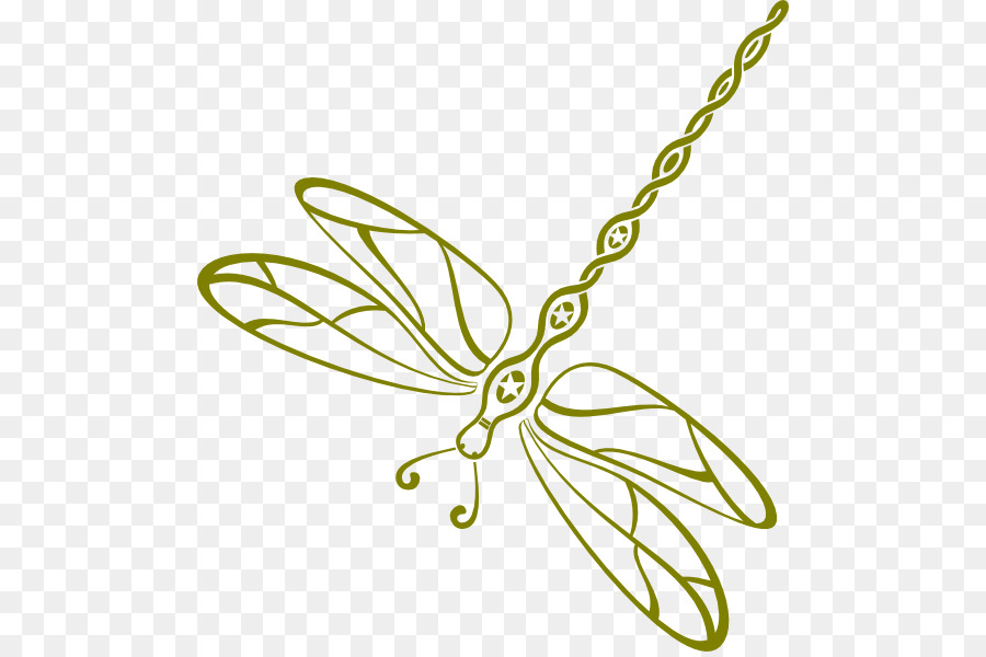 Libellula Verde Clip art - dragon fly