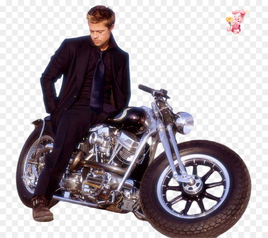 Schauspieler Westküste Schuh-Unternehmen Kleidung-Boot-Motorrad - Brad Pitt