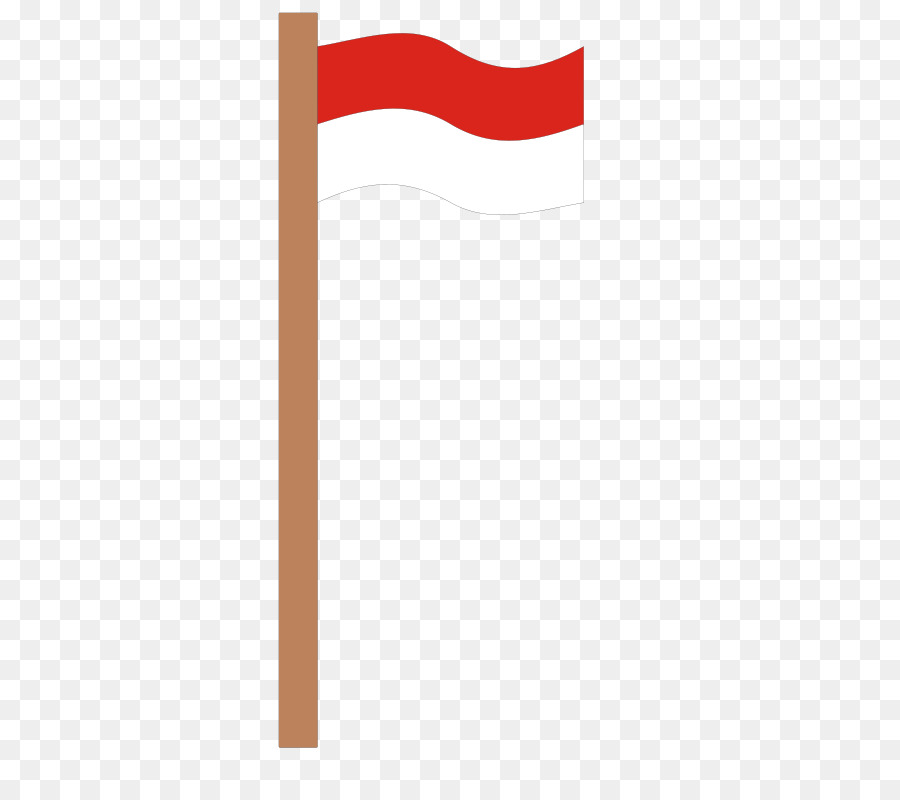 Flagge von Indonesien Rote fahne clipart - Indonesien