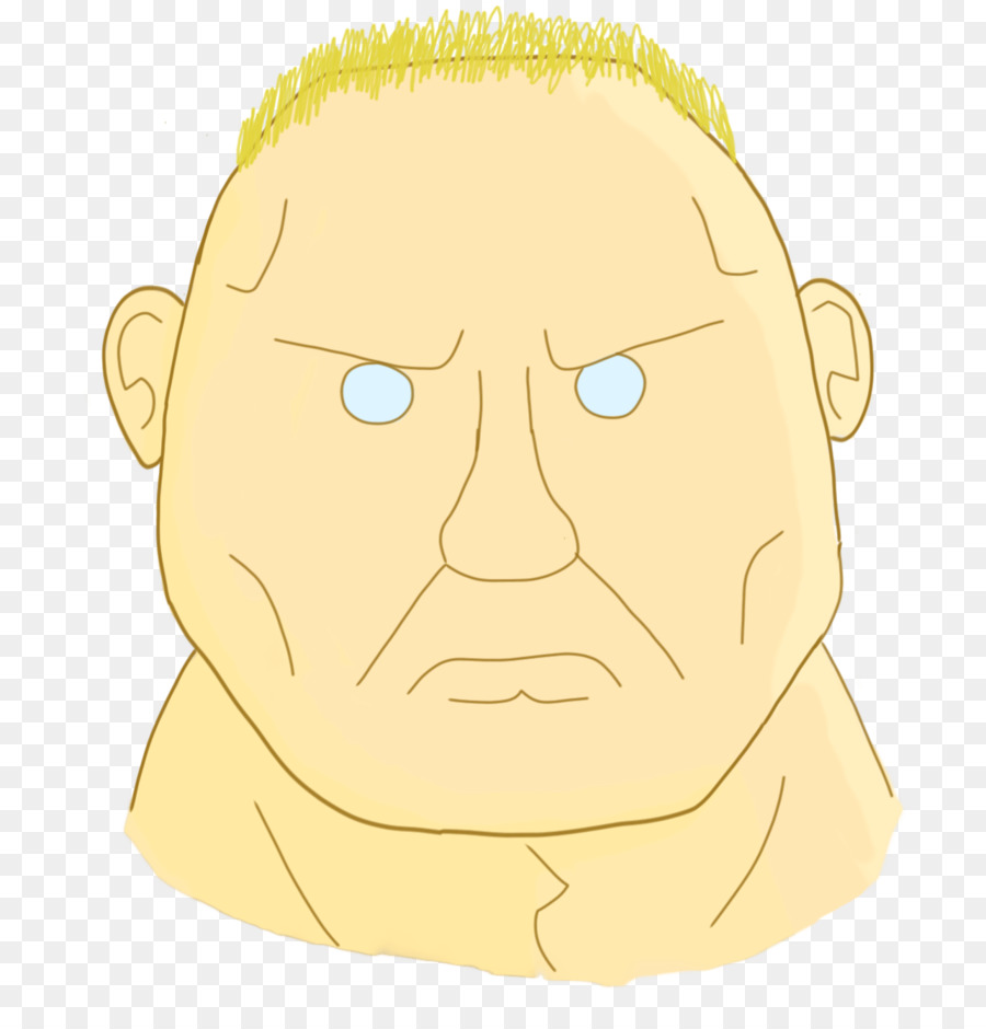 Cartoon Disegno Facciale dei capelli del Viso Maschile - Brock Lesnar