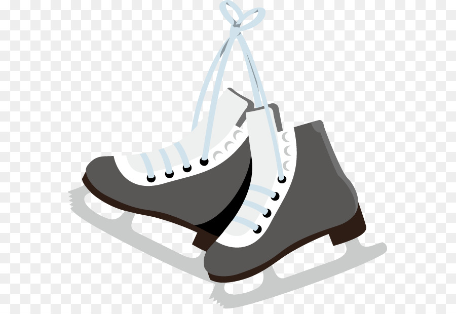 Olympischen Winter Spiele Eislaufen Ice Skates Eishockey-clipart - Schlittschuhe
