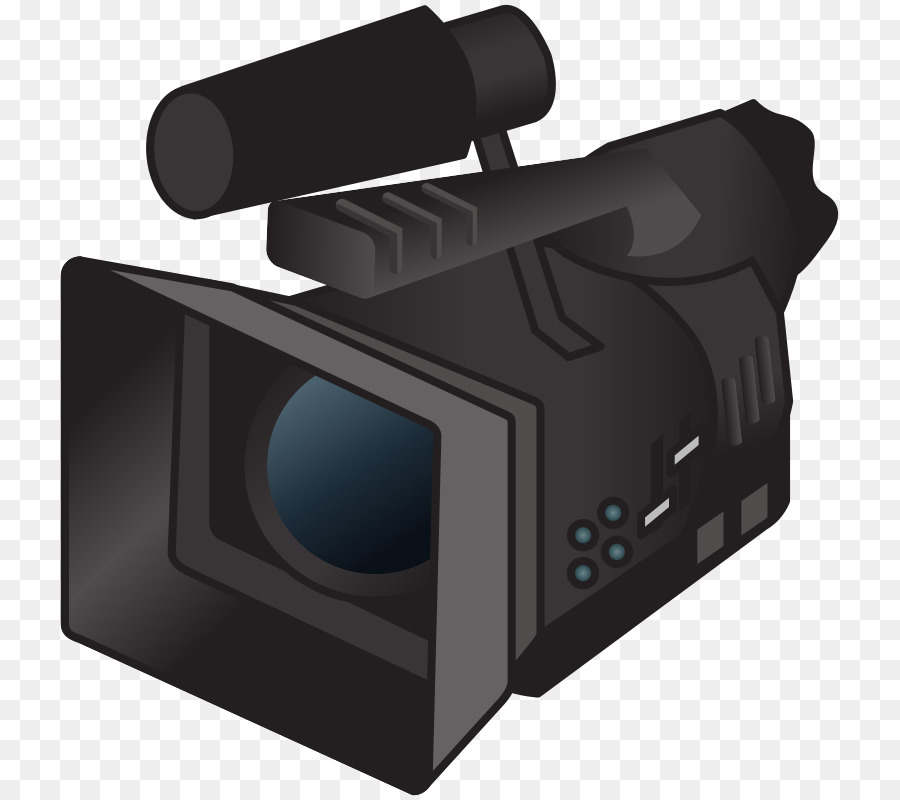 Professionelle video-Kamera-Video-Kameras Clip-art - Objektiv