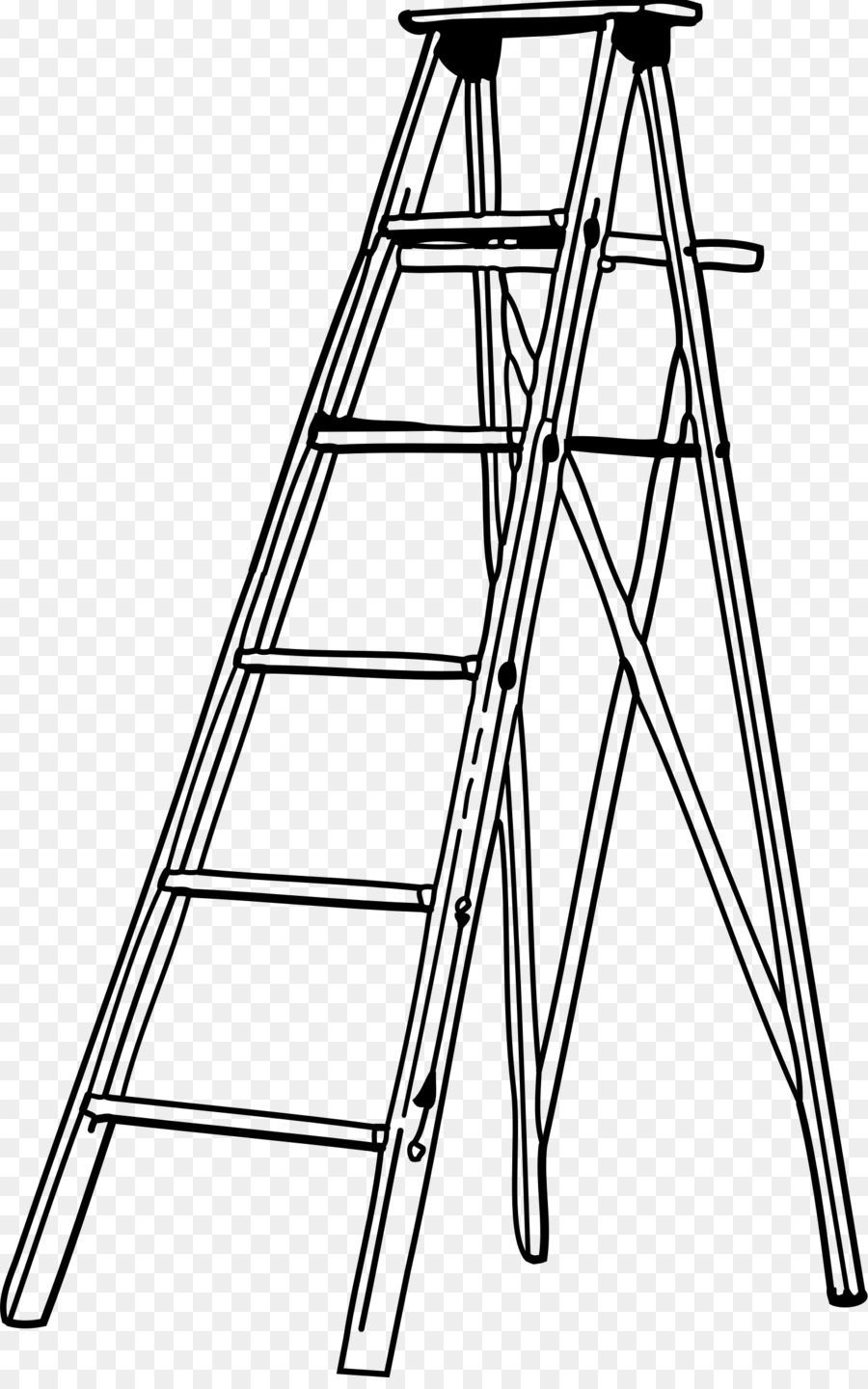 Ladder Cartoon