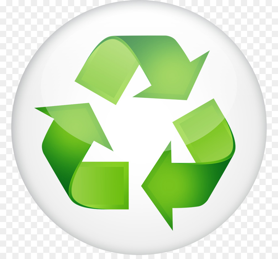 Sacchetto di plastica di Riciclaggio, simbolo del Riutilizzo dei Rifiuti - riciclare