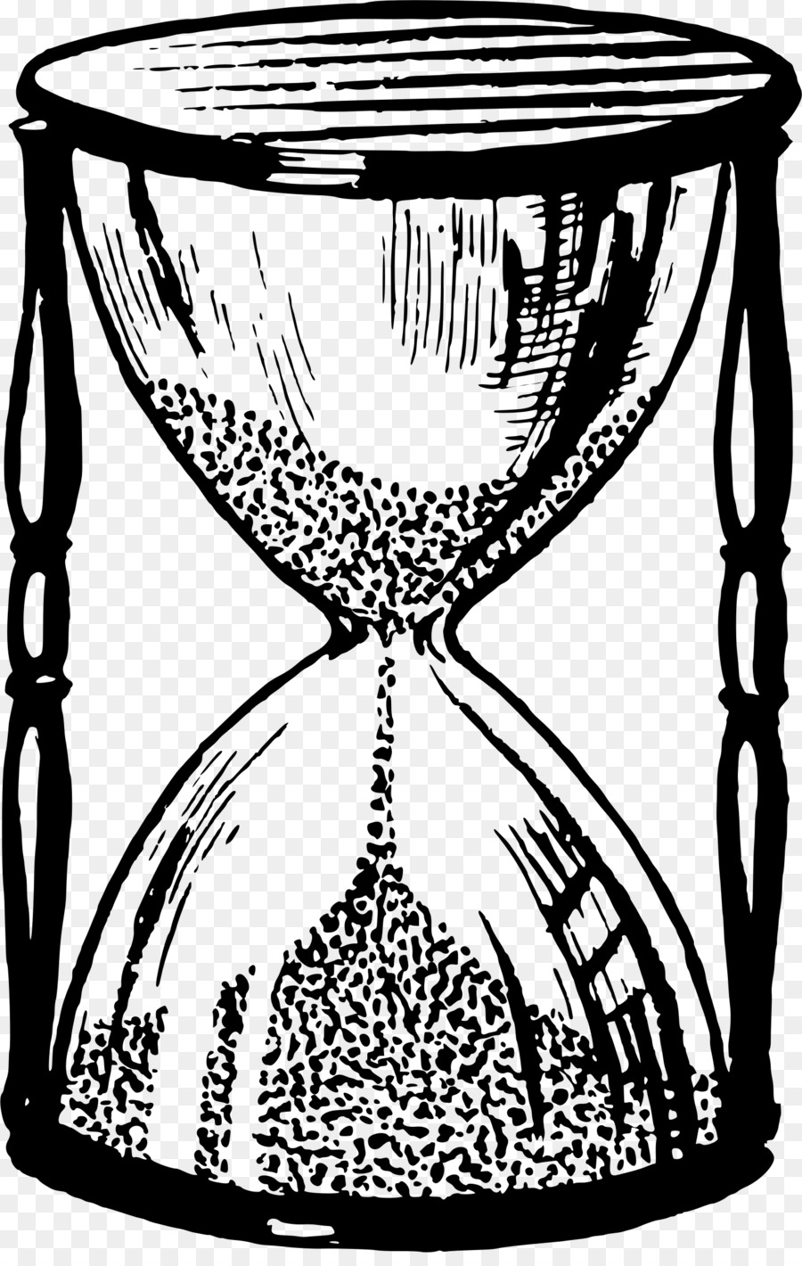 Hourglass Line Art