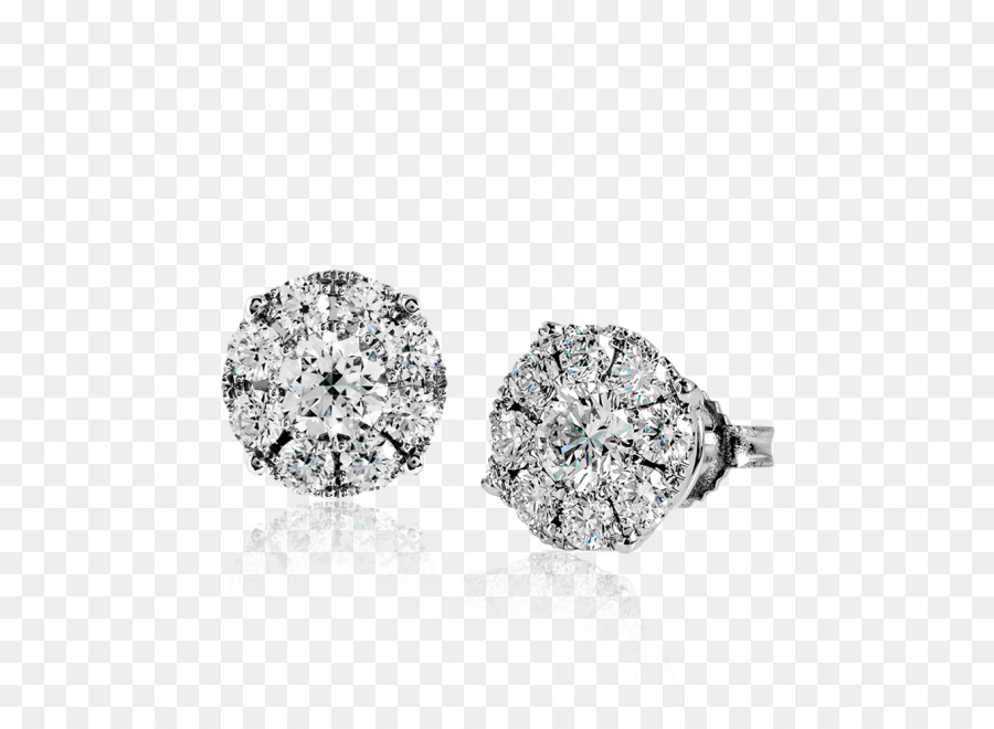 Ohrringe Diamant Gold Schmuck-Brillanten - Ohrring