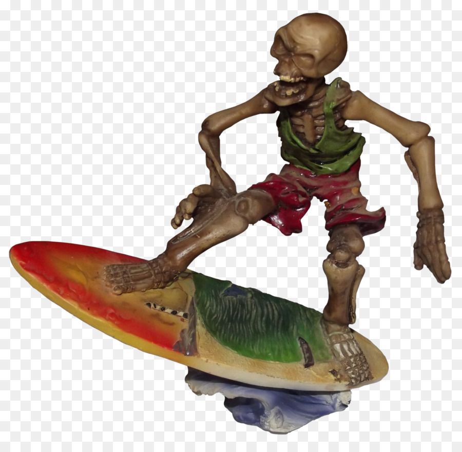 Surfing Figurine