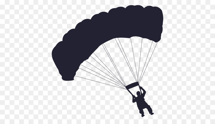 Volo Parapendio Silhouette - paracadute