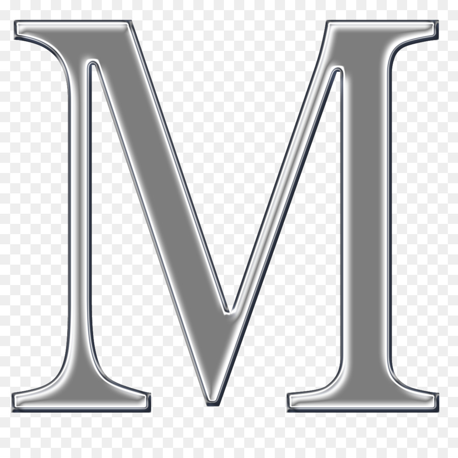 Le lettere maiuscole e minuscole dell'Alfabeto M - M