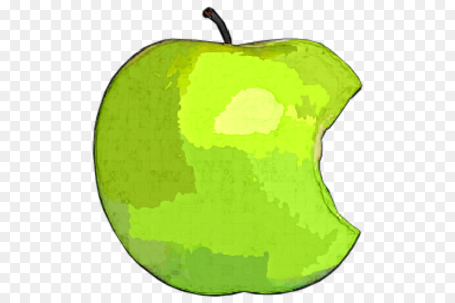 Clip art senza immagini Apple - mela verde