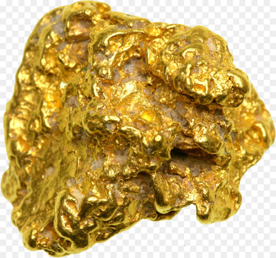 Gold nugget Metall-Mineral - Gold