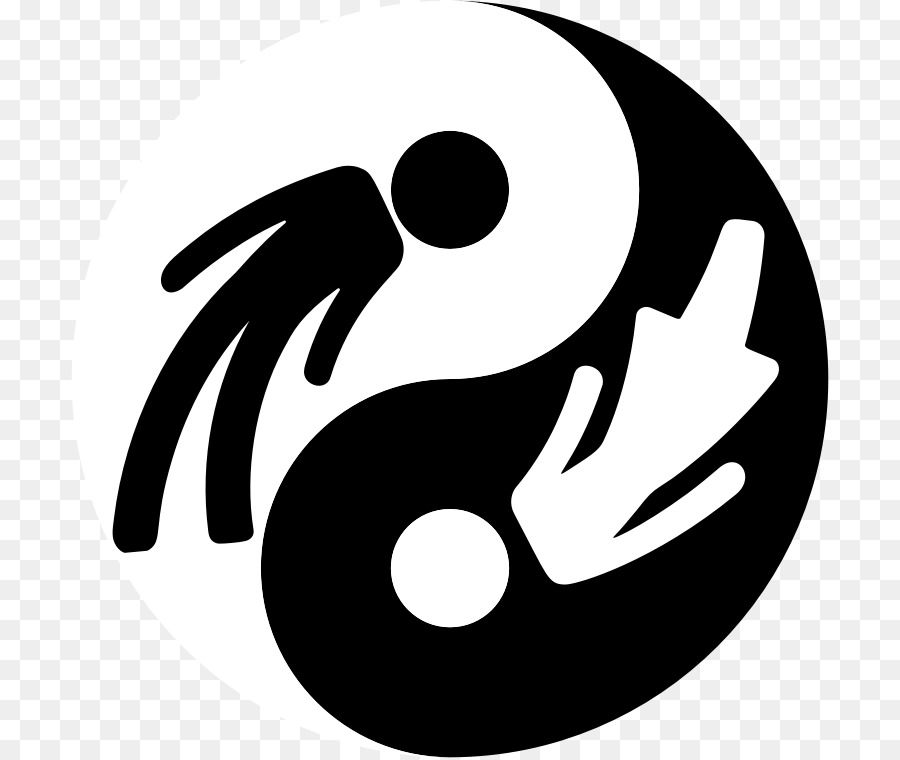 Yin e yang, simbolo di Genere Femminile - emblema