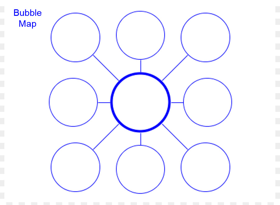 Kreis Karte Arnold Zunge Diagramm-Vorlage - denken Blase