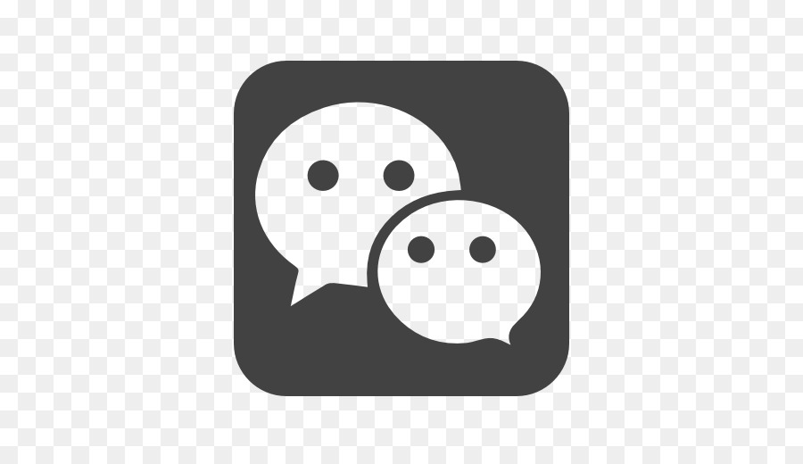 WeChat, Sociale, media, Icone del Computer - in bianco e nero