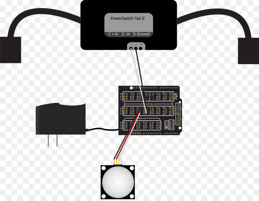 Elektronik Arduino-Bewegungsmelder Passiv-Infrarot-sensor-Schaltplan - nachtlicht