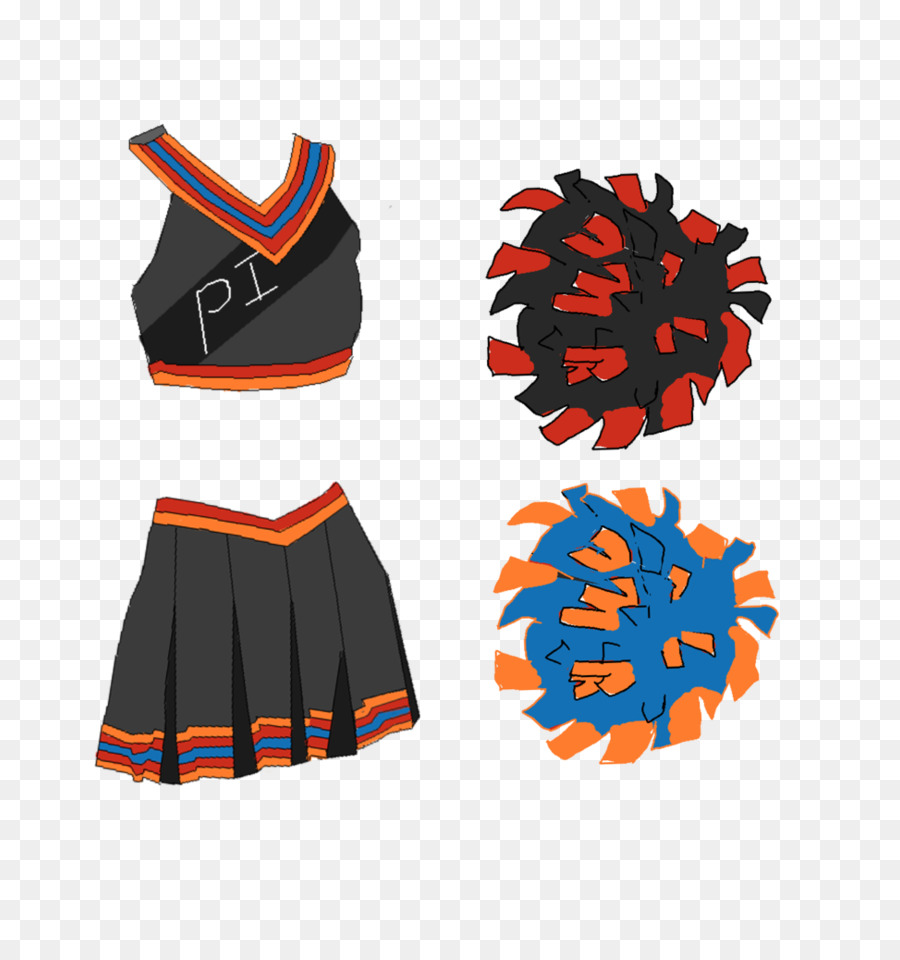 T-shirt Cheerleading-Uniform-Sportkleidung - Cheerleaderin