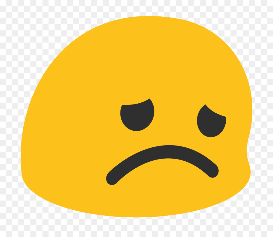 Emoji Cartoons Färbung Seite Gesicht, Smiley-Emoticon - traurig