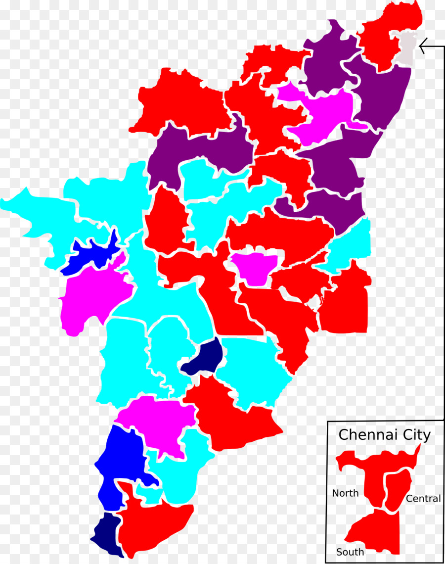 Tamil Nadu Indiano elezioni generali, 1991 Indiano elezioni generali, 1998 Congresso Nazionale Indiano Mappa - tamil