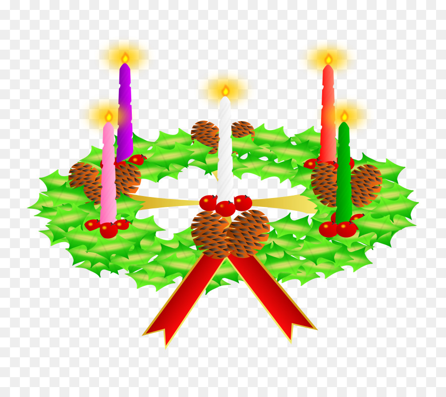 Corona di avvento domenica dell'Avvento di Natale Clip art - chiesa candele