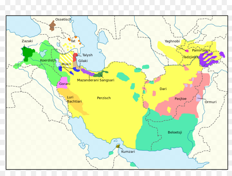 Iran ngôn ngữ tiếng Farsi, ngôn Ngữ bản đồ Dari ngôn ngữ - ba tư