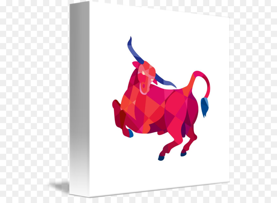 Texas Longhorn Bull Low-poly - Longhorn