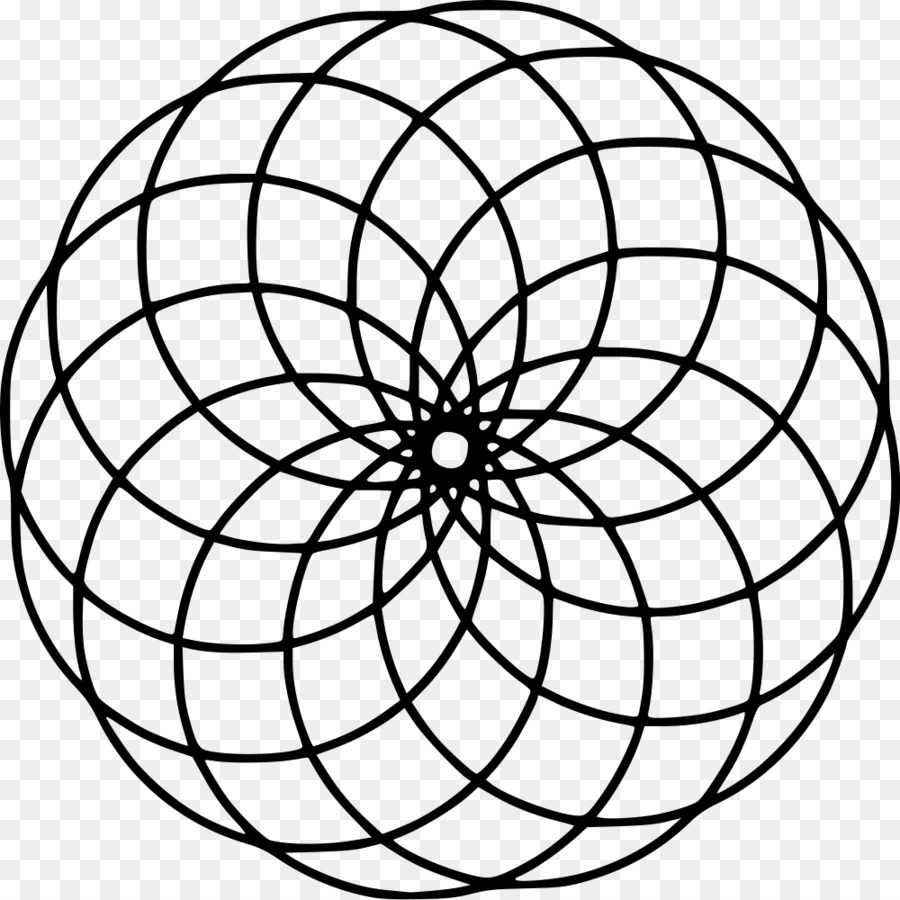 Mandala Kreis Malbuch Kultur-Geometrie - färben