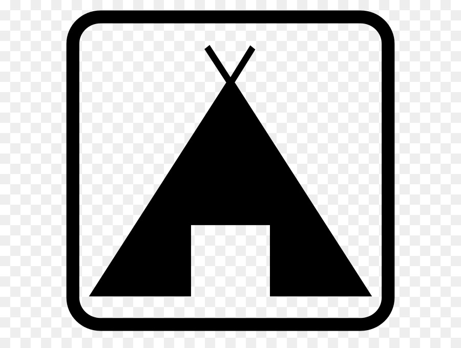 Camping Campingplatz Zelt-Symbol clipart - hand gezeichnet